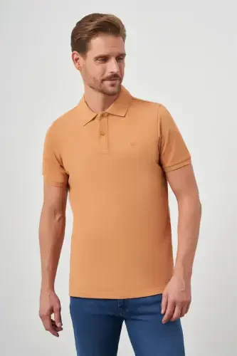Modazone Erkak Bal Basic Polo Yoqa Dynamic Fit T-Shirt 