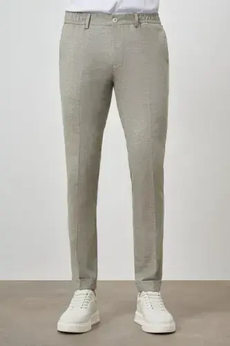 Modazone Erkak Chаg‘а Yеshili Trеnd To‘liq Rеzinаli Slim Fit Shim - 1