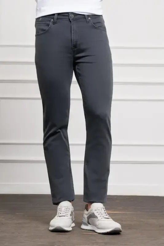 Modazone Erkak Fumo Mavsumiy Paxta 5 Cho'ntak Dynamic Fit Jean Shim - 1