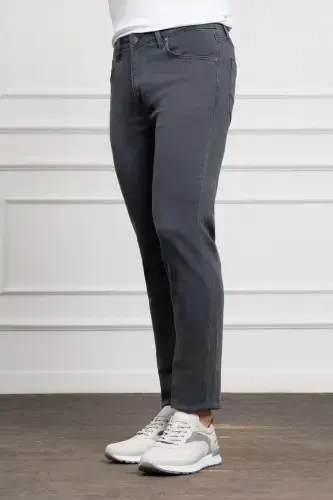 Modazone Erkak Fumo Mavsumiy Paxta 5 Cho'ntak Dynamic Fit Jean Shim - MORVEN (1)