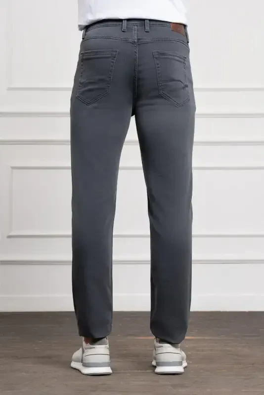 Modazone Erkak Fumo Mavsumiy Paxta 5 Cho'ntak Dynamic Fit Jean Shim - 4