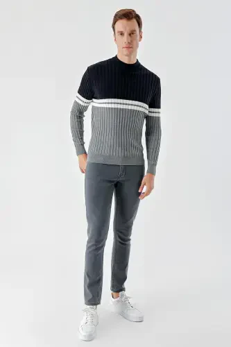 Modazone Erkak Grimel Trend Panoli Bato Yoqa Dynamic Fit Qulay Kesim Triko - 6