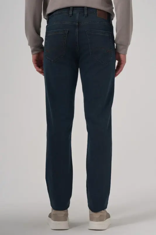 Modazone Erkak Haki Denim 5 Cep Slim Fit Jean Jins Shim - 5