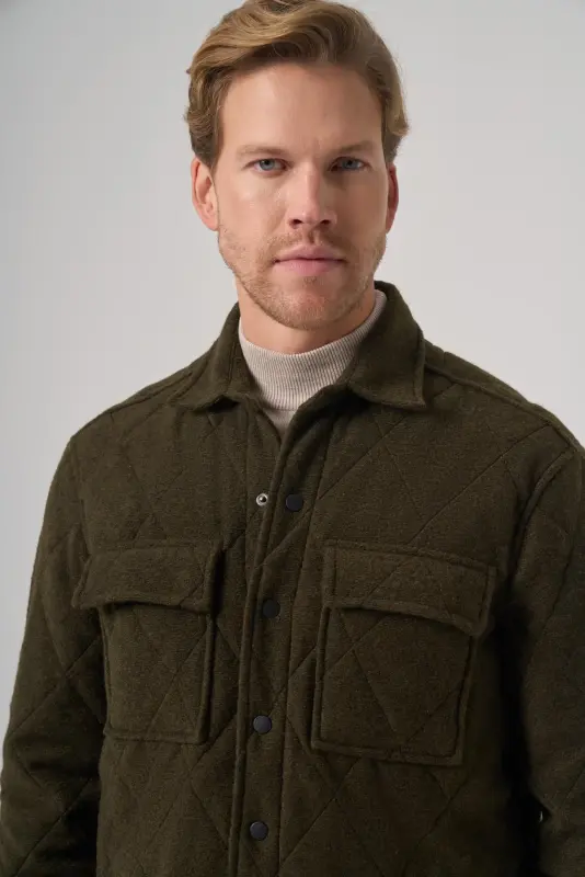 Modazone Erkak Haki Junli Dynamic Fit Barberi Yoqa Mont - 1