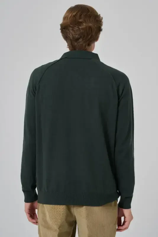 Modazone Erkak Haki Trend Core Spun Polo Yoqa Dynamic Fit Qulay Kesim Triko - 5