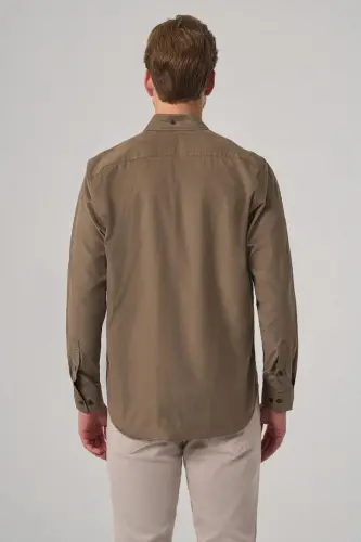 Modazone Erkak Hoki Paxta Trend Dynamic Fit Tugmali Yoqali Ko'ylak - 4