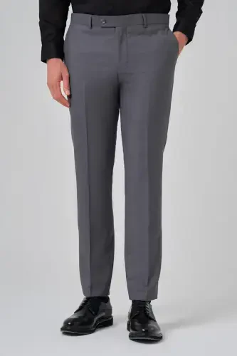 Modazone Erkak Kulrang Klassik Slim Fit Tor Kisim Shim - 1