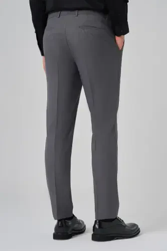 Modazone Erkak Kulrang Klassik Slim Fit Tor Kisim Shim - 5