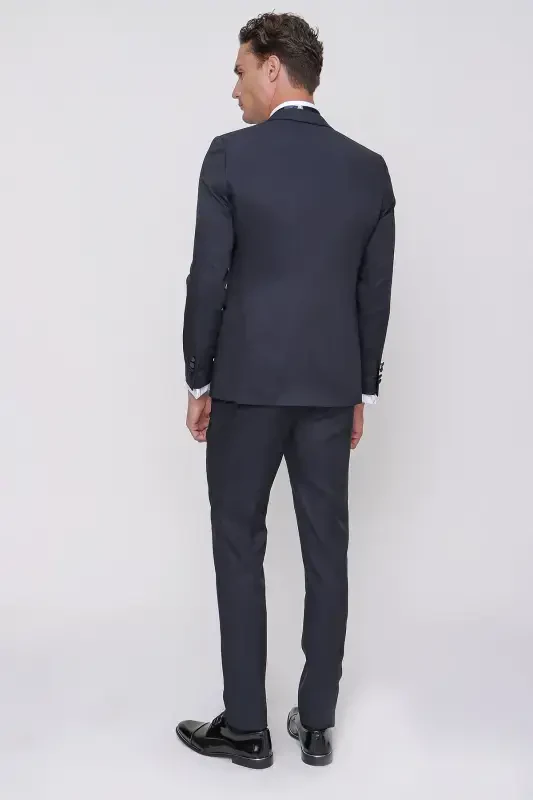 Modazone Erkak Lacivert Tayga Papyon Kuşak Ceromonia Damatlık - 7