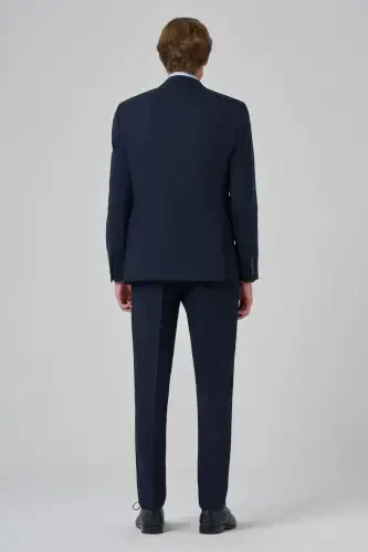 Modazone Erkak Lak Yünlü Slim Fit Mono Yoqa Kostyum - 5