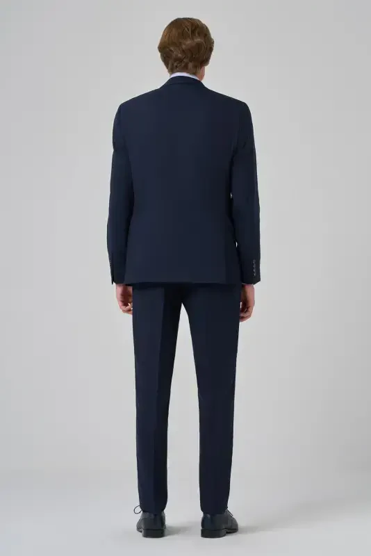 Modazone Erkak Lak Yünlü Slim Fit Mono Yoqa Kostyum - 5