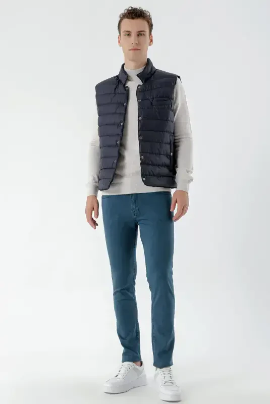 Modazone Erkak Lochivard Polyester Chitirtma Kapitone Nimcha - 6