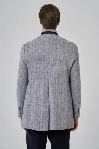 Modazone Erkak Lochivart Baliq Sirti Desen Hokim Yaka Dynamic Fit Kabon - 4