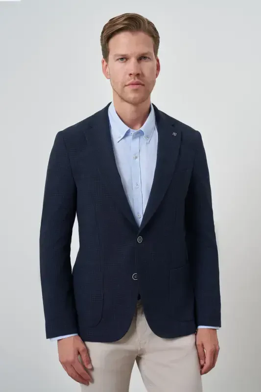 Modazone Erkak Lochivart To'quv Slim Fit Mono Yoqa Ko'ylagi - MORVEN