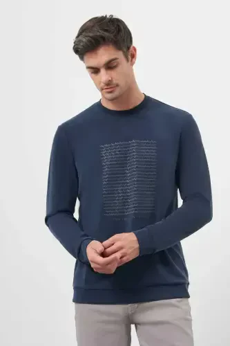Modazone Erkak Marine Trend Bisiklet Yoqa Sweat-Shirt - 4