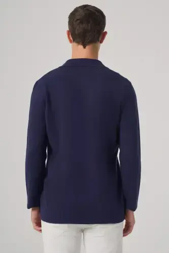 Modazone Erkak Marine Trend Klassik Yoqa Old Tugmali Xırka - 5