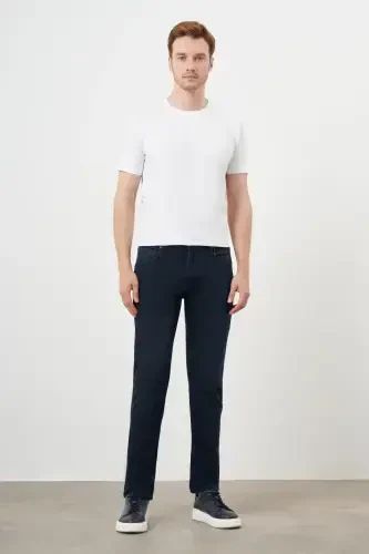 Modazone Erkak Moviy Denim 5 cho'ntak Dynamic Fit Jinsi Shim - 5