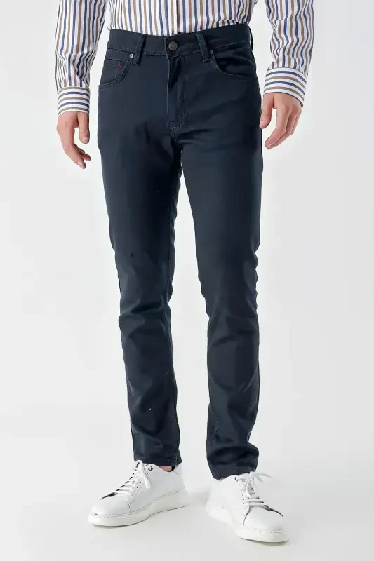 Modazone Erkak Movsumiy Paxta 5 cho'ntak Slim Fit Jean Shim - 1