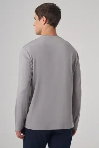 Modazone Erkak OCHIQ QUL RANGE Trend Velosiped Yoqali Rayon Svitchort - 5