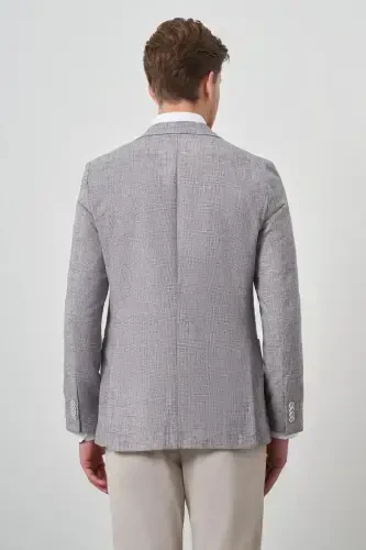 Modazone Erkak Olcha Zig'ir To'quv Slim Fit Mono Yoqa Kurtka - 5