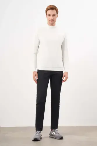 Modazone Erkak oqish basic yarim balıkçı yaka dinamik fit qulay kesim triko - 4