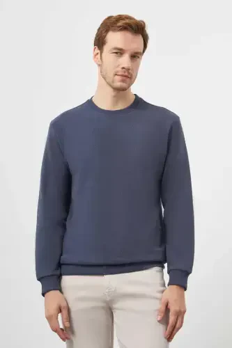 Modazone Erkak PARLEMENT Trend Velosiped Yoqali Sweat-Shirt - 4