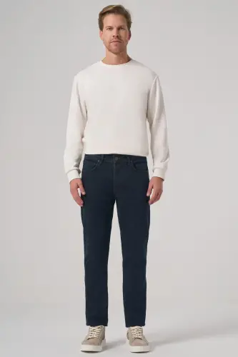 Modazone Erkak QAHVA Denim 5 Cep Dynamic Fit Jean Shim Kot Pantolon - MORVEN (1)