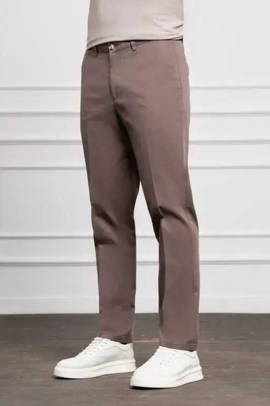 Modazone Erkak QAHVA Dynamic Fit Chino Shim - 2