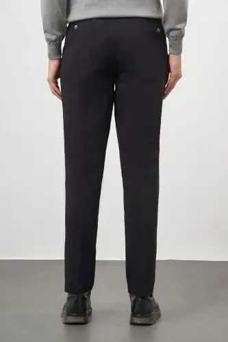 Modazone Erkak Qora Dynamic Fit Chino Shim - 5