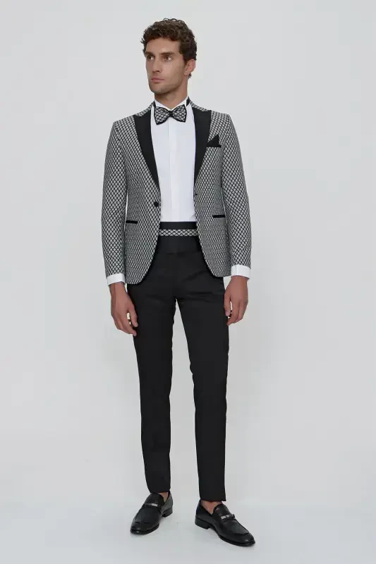 Modazone Erkak Qora Majes Ceremonia Kuyovlik Smoking - 2