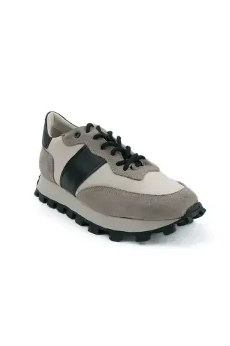 Modazone Erkak Qora Mavsumiy Casual Tods Taban Sport Poyabzal - MORVEN (1)