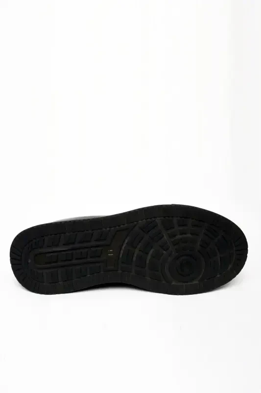 Modazone Erkak Qora Mavsumiy Kundalik Jel Taglik Sport Oyoq Kiyimi - 6