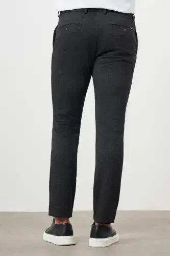 Modazone Erkak Qora Poliviskon Trend Pileli Slim Fit Sport Shim - 3