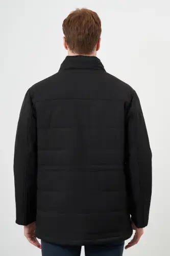 Modazone Erkak Qora Wagon Chiptali Kapüşonli Dynamic Fit Qulay Kesimli Ko'ylagi - 5