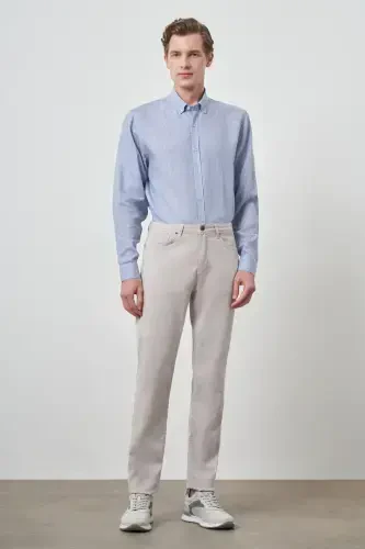 Modazone Erkak Taş Paxta 5 cho'ntak Dynamic Fit Jean Jinsi Shim - MORVEN (1)