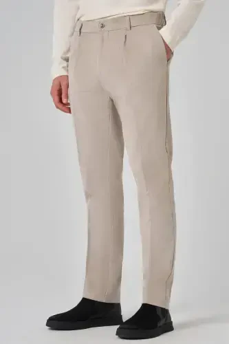 Modazone Erkak tosh paxta trend fitilli kadife lastikli slim fit shim 