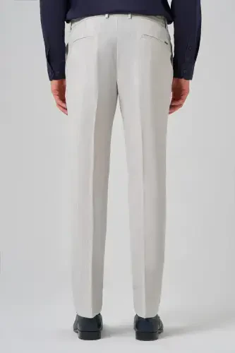 Modazone Erkak Tosh Poliviskon Trend Chiziqli Slim Fit Jogger Shim - 5