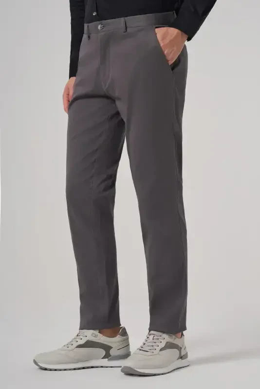 Modazone Erkak Tutun Paxta Trendi Slim Fit Chino Shim - 2