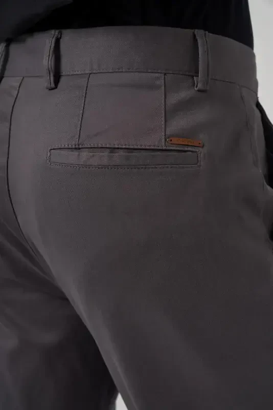 Modazone Erkak Tutun Paxta Trendi Slim Fit Chino Shim - 4