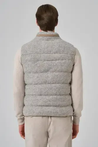 Modazone Erkak Vizon Trend Junli Dinamik Fit Shishirma Yelek - 7