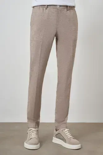 Modazone Erkak Vizon Trend Toʻliq Rezinkali Slim Fit Shim - 2