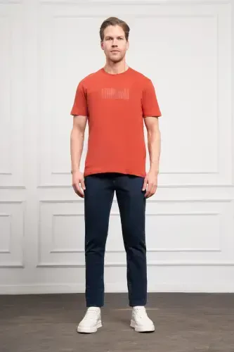 Modazone Erkaklar dolchin trend velosiped yoqasi paxta dinamik fit futbolka - MORVEN (1)