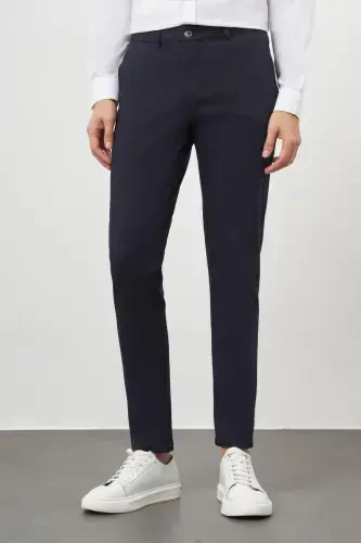 Modazone erkaklar to‘q ko‘k chino slim fit shim - MORVEN (1)