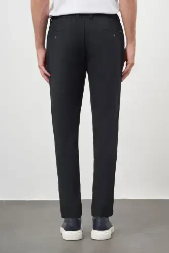 Modazone Erkaklar To'q ko'k Poliviskon Trend Ipli Jogger Slim Fit Sport Shim - 5