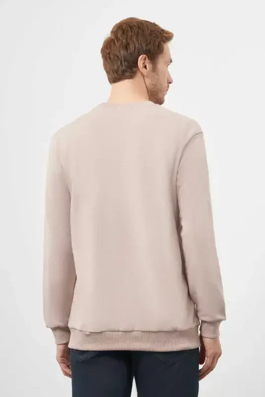 Modazone Erkaklar tosh Basic Velosiped Yoqali Sviter - 5