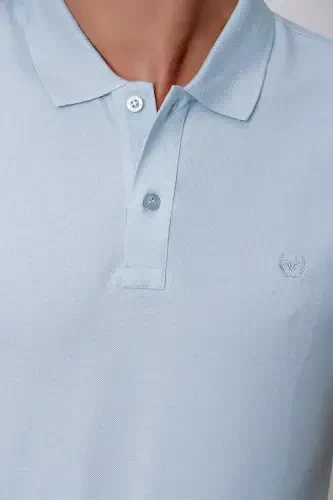 Morven Erkek A. MAVİ Basic Polo Yaka Dynamic Fit T-Shirt - 6