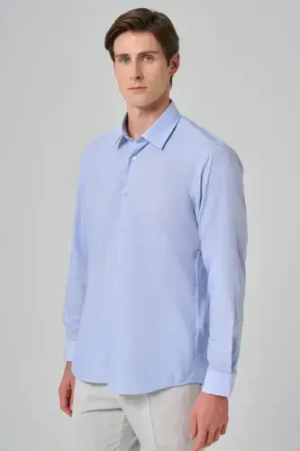 Morven Erkek A. MAVİ Trend Regular Fit Gömlek - MORVEN (1)