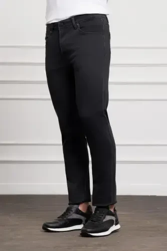 Morven Erkek Antrasit Mevsimlik Pamuk 5 Cep Dynamic Fit Jean Pantolon - 3