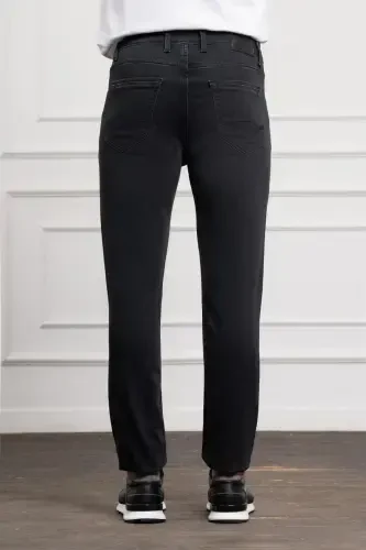 Morven Erkek Antrasit Mevsimlik Pamuk 5 Cep Dynamic Fit Jean Pantolon - 4