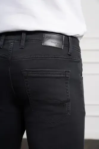 Morven Erkek Antrasit Mevsimlik Pamuk 5 Cep Dynamic Fit Jean Pantolon - 5